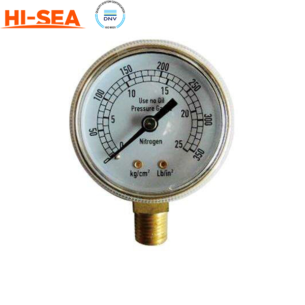 Marine back side type Pressure Gauge